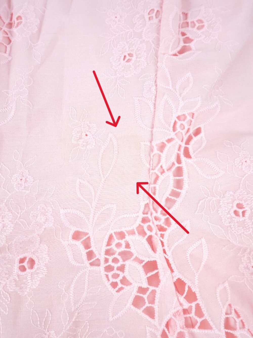 House Of CB Jemima Pink Strapless Cut Out Broderie Anglaise Mini Dress - Size XS - Picture 6 of 12